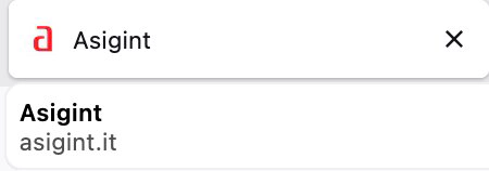 Favicon from the official Asigint website