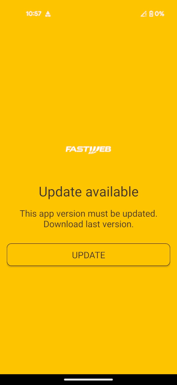 Infection first stage: informing of an update