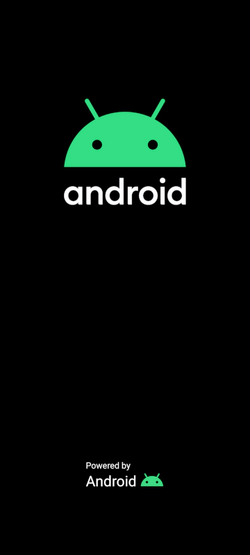 The second stage displaying a fake reboot overlay